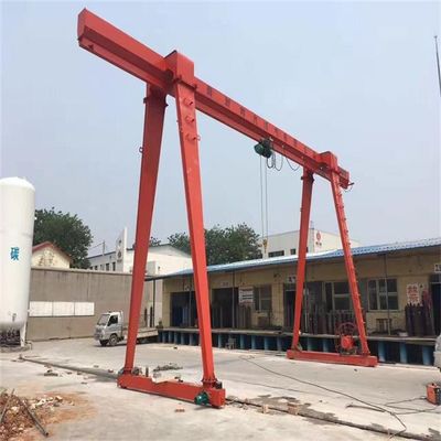 Double Speed 15T Span 15m Single Girder Gantry Crane