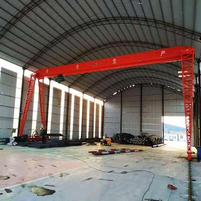 5 Ton Single Speed Mobile Gantry Crane With Double Hoist