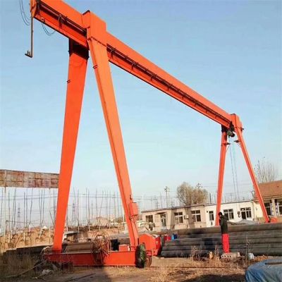 CE 15T Single Girder Gantry Crane With Cantilever Beam