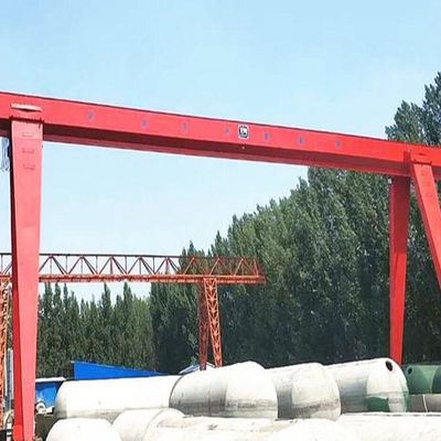 CE 15T Single Girder Gantry Crane With Cantilever Beam