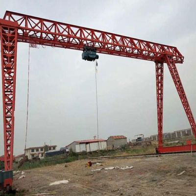 Simple And Compact Structure 5T Single Girder Gantry Crane Industrial Factory Rail type