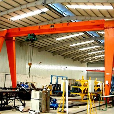 Rigid Box Type Mineral Area Single Beam Gantry Crane Span Up To 30M