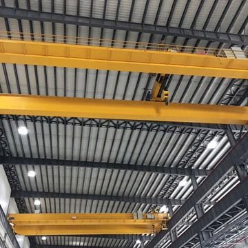 35T 5m/min European Overhead Crane Double Beam Frequency Inverter Speed Control