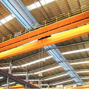 25 Ton 10m Span European Type EOT Overhead Crane Double Girder High Efficient