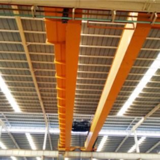 Traveling 7m Height 150 Ton Euro Double Girder Overhead Crane Light Duty