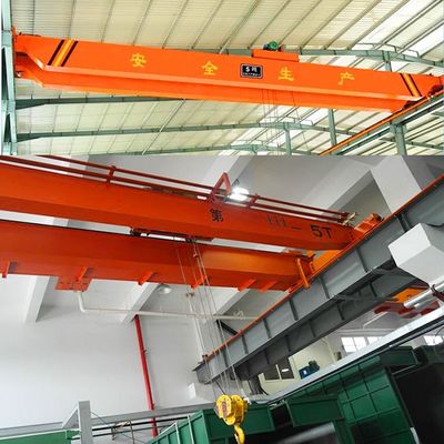 32 Ton Electromagnetic Beam Double Girder Overhead Travelling Crane High Safety A7