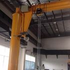 High Safety 3 Ton Pillar Mounted Jib Crane Insulation Class F ISO Certificate