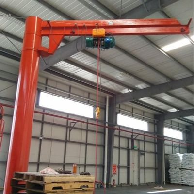 High Safety 3 Ton Pillar Mounted Jib Crane Insulation Class F ISO Certificate