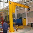 2.5 Ton Pillar Mounted Jib Crane Max Height 10m Double Speed Polyurethane Buffer
