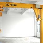 7.5 Ton Pillar Mounted Jib Crane Anti Collision System BZD Type Cantilever Crane