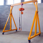 A Frame Span 7m Mobile Gantry Crane Portable Gantry Hoist 3.5 Ton