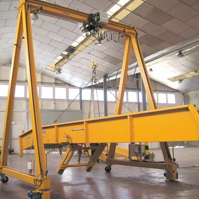 3.2 Ton Electric Wheel Portable Gantry Crane Convenient Installation