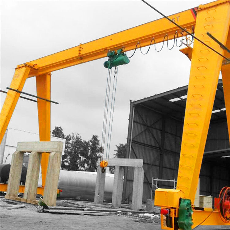 Single Girder 5 Ton Gantry Crane High Efficiency Safety For Steel Handling