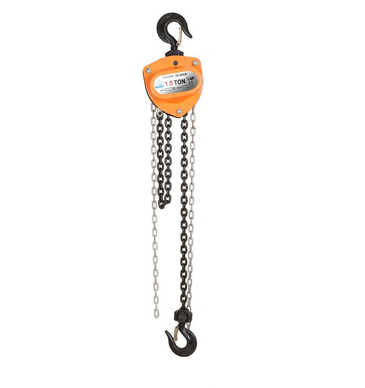 Durable Hardened Steel Manual Chain Block Hoist 8 Ton Sealed Roller Bearings