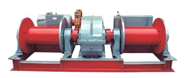 Customized Heavy Duty Electric Winch 10T 20T 30T Single / Double Drum Good Stability