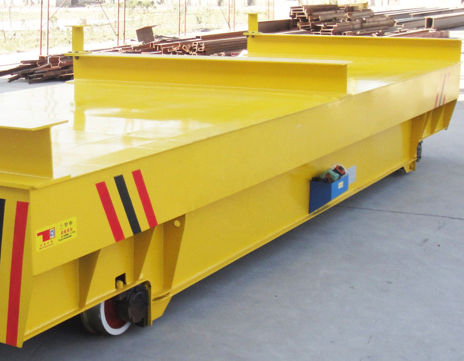 Smelter Motorised Trolleys Carts 100 Ton Stable Start Small Impact Long Service Life