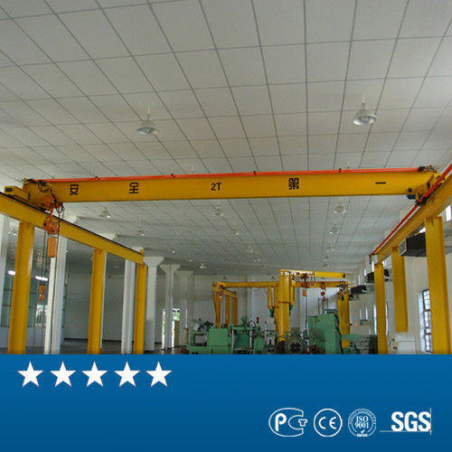 Single Girder Workshop Overhead Crane Light Structure Easy Installation