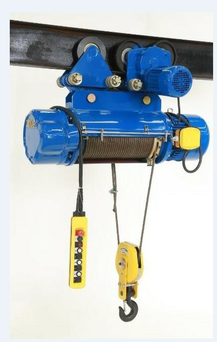Eot Crane Electric Wire Rope Hoist , Motorized Driven 1 - 5 Ton Wire Rope Hoist