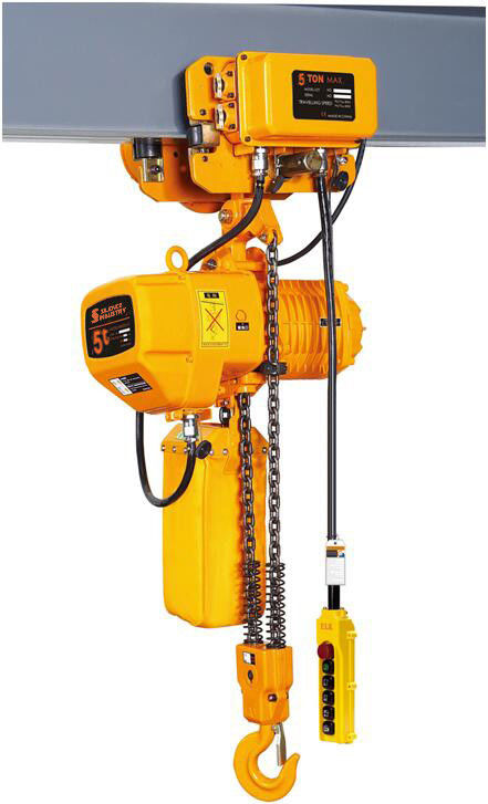 Indoor 3T 5T 10T Electric Chain Hoist With Electric Trolley High Efficient Energy Saving