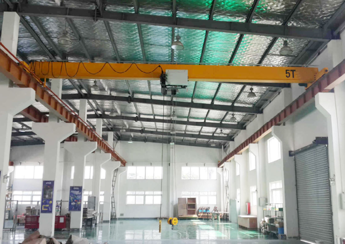 Electric Overhead Travelling Crane , 5T Single Girder Bridge Crane High Capacity