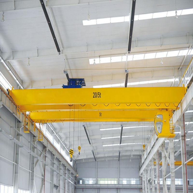 Box Type Steel Overhead Travelling Crane , Double Beam Bridge Crane 20 Ton