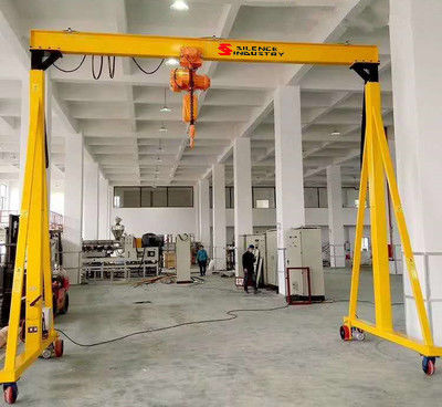 Portable Wheeled Gantry Crane With Driving Motor 8m Max Lifting Height