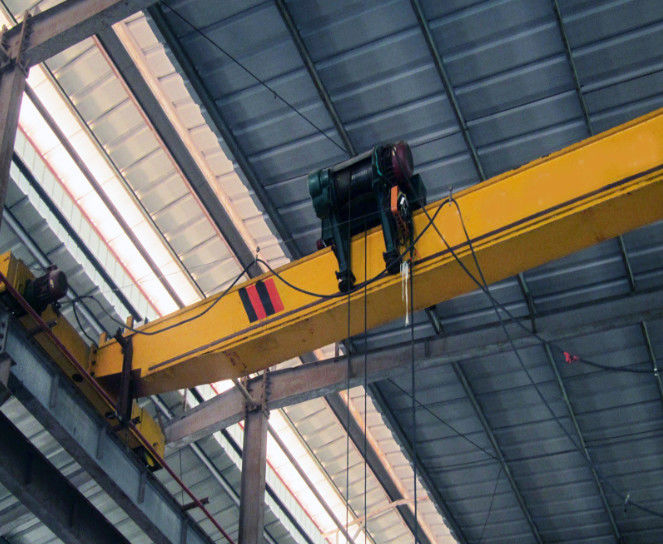 Light Structure Single Girder Overhead Travelling Crane For Space Limited Workshop