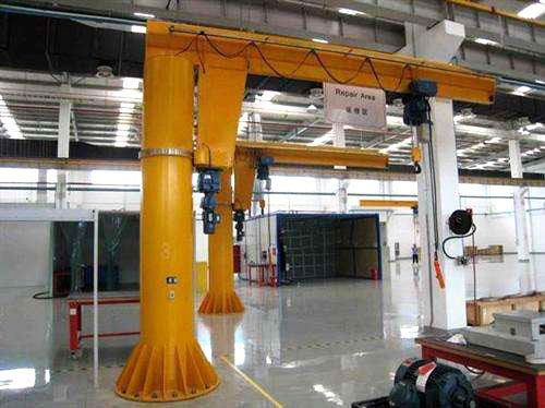 20000kg Loading 11 M/Min Column Pillar Mounted Jib Crane