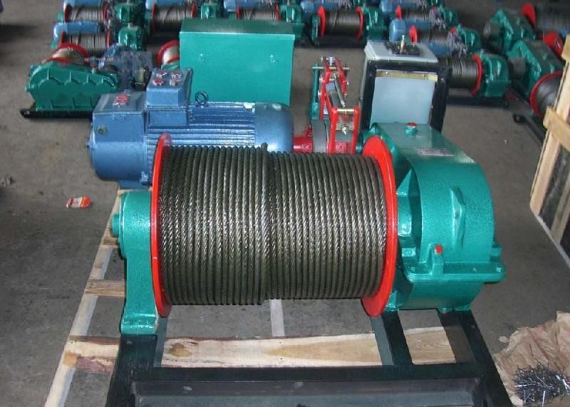 Wireless 50T Industrial Electric Winch For Pulling Anchor Boat
