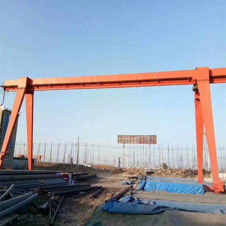 Simple And Compact Structure 5T Single Girder Gantry Crane Industrial Factory Rail type