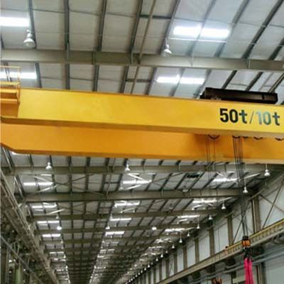 65T Heavy Duty European Overhead Crane Modular Design Low Headroom Double Girder