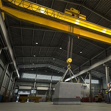 40T Span 16M Eot Overhead Crane Hoist Trolley High Stability And Design Rigidity