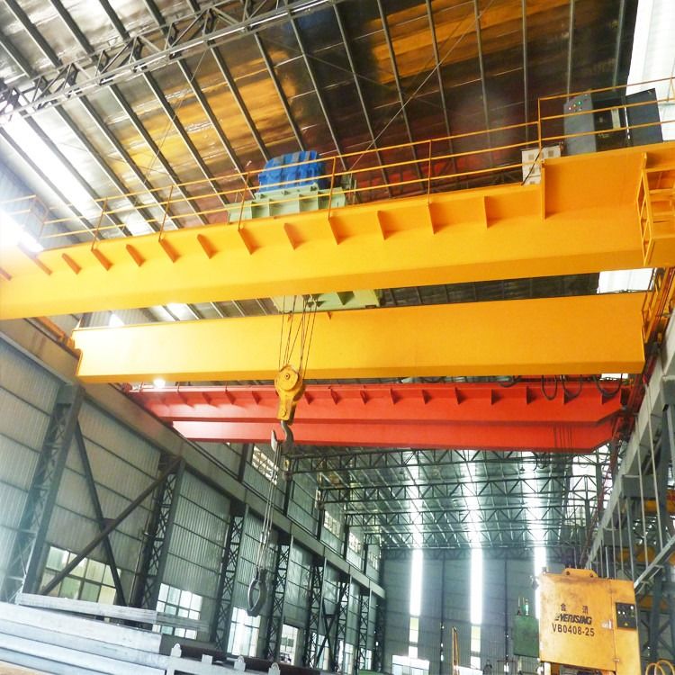 32 Ton Electromagnetic Beam Double Girder Overhead Travelling Crane High Safety A7