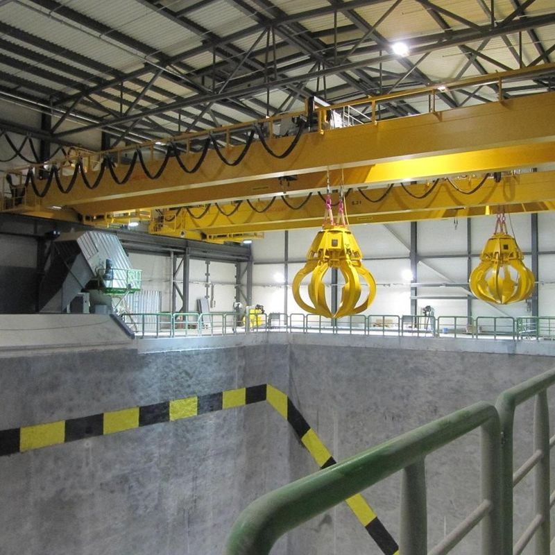 Explosion Proof 80T Overhead Travelling Crane Frequency Control Of Motor Speed