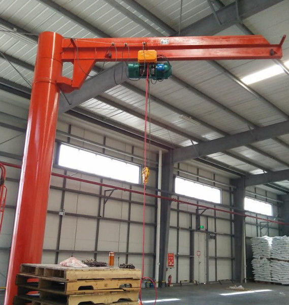 2.5 Ton Pillar Mounted Jib Crane 180° Rotating Self Supporting