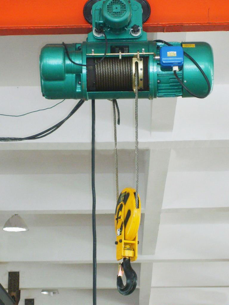2 Ton Electric Wire Rope Hoist With Motorized Trolley