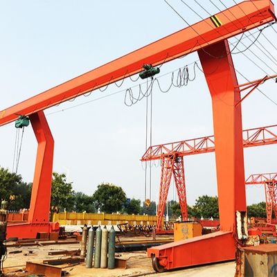 Steel Box Type 20T Single Beam Gantry Crane Electric Hoist