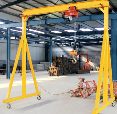 Lightweight 5 Ton Portable Gantry Crane Electric Chain Hoist