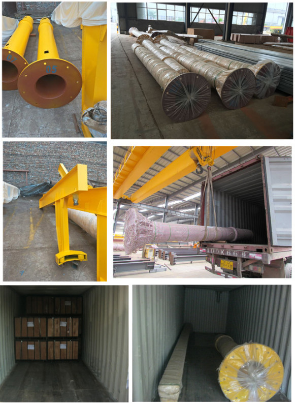 Outdoor Floor Mounted Jib Crane 5 Ton 3Phase 380V 50Hz For