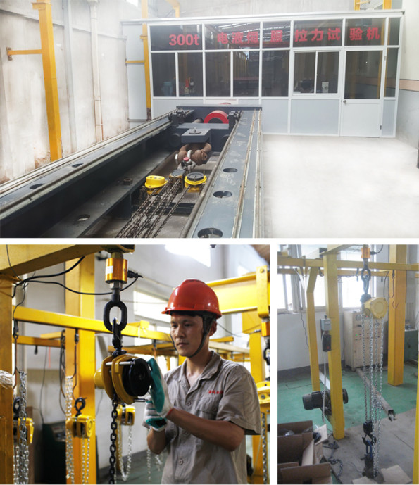 Mechanical Wear Resistant 20t Moveable Manual Chain Hoist